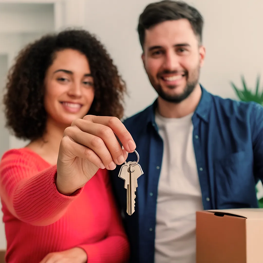 Family planning their home purchase